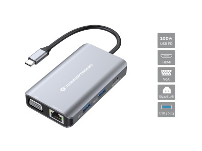 Conceptronic DONN21G laptop dock/port replicator Wired