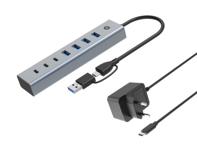 Conceptronic HUBBIES20GP 7-Port USB 3.0