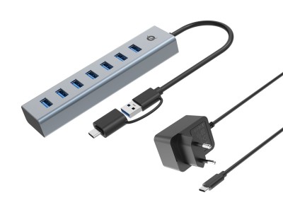 Conceptronic HUBBIES21GP 7-Port USB 3.0