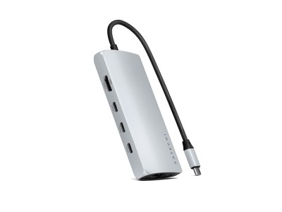 Satechi ST-P8KES laptop dock/port replicator Wired