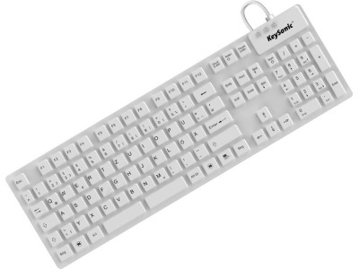 KeySonic KSK-8030 IN (DE) white keyboard
