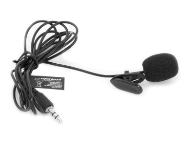 Esperanza EH178 Microphone with clip Black