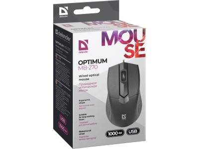 Defender Optimum MB-270 mouse Office Right-hand