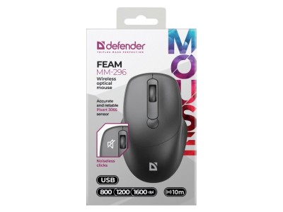 MOUSE DEFENDER FEAM MM-296 RF SILENT