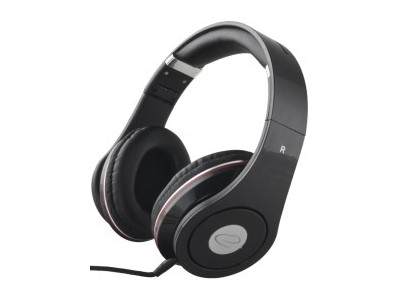 Esperanza EH141K headphones/headset Head-band Black