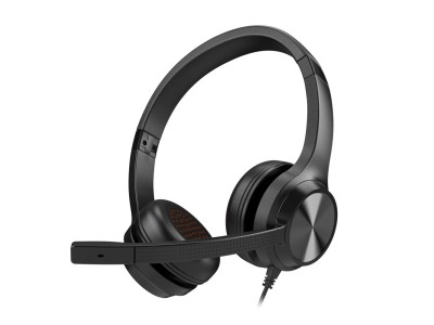 HEADPHONES WITH MICROPHONE CHAT USB