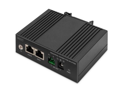 Digitus Gigabit Ethernet PoE Splitter, Industrial