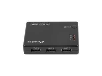 LANBERG VIDEO SWITCH 3X HDMI +