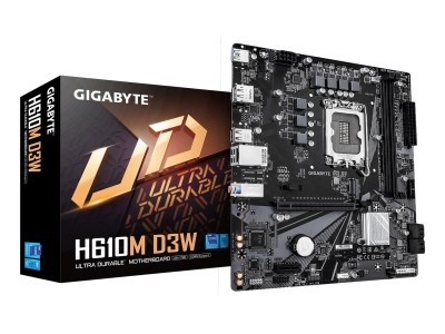 GIGABYTE H610M D3W Motherboard - Supports
