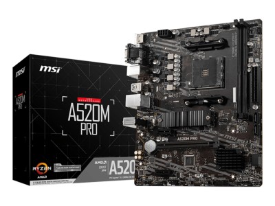 MSI A520M PRO motherboard AMD A520