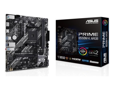 ASUS PRIME B550M-K ARGB AMD B550