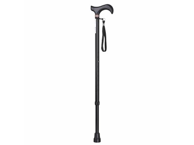 Adjustable walking stick ACTIONMED black