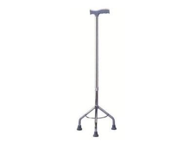 Rehabilitation tripod walking stick