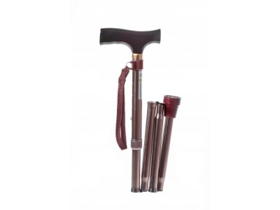 Telescopic height-adjustable folding cane RF-520 -
