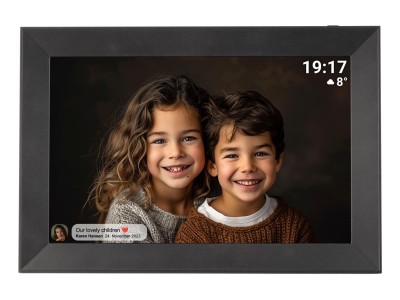 Denver PFF-1012 digital photo frame Black