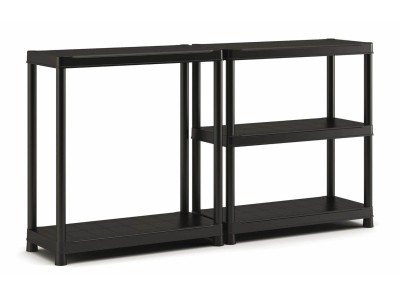 KETER PLASTIC BOOKCASE 5 SHELVES 90