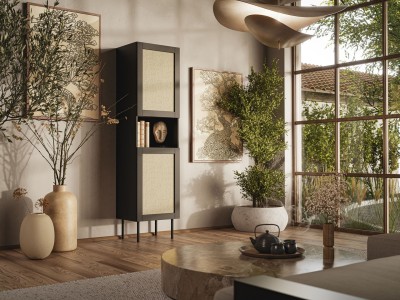 Cabinet JUTA 50x39.5x190 black +