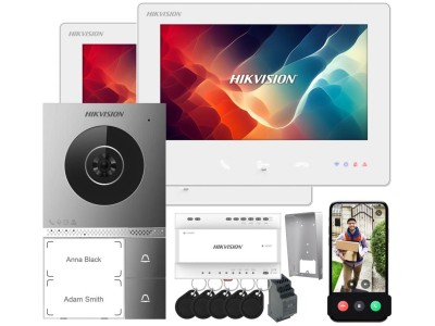 Zestaw wideodomofonowy Hikvision 2-wire DS-KIS705EY/2Monitors