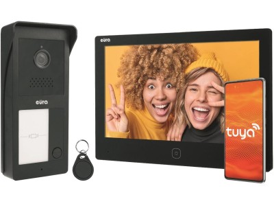 Video Door Phone EURA VDP-49A3-2TY black