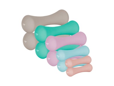 Hantelki żeliwne neoprenowe zestaw 21kg (2x0