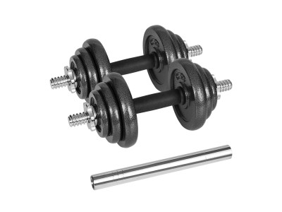 REBEL ACTIVE Adjustable dumbbells in a