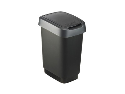ROTHO Twist Silver - trash bin
