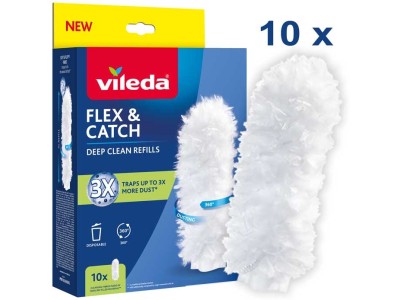 Vileda Flex&Catch dustpan refills, 10 pcs