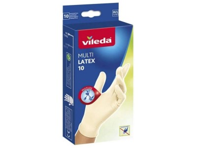 Vileda Natural Latex gloves, size M/L