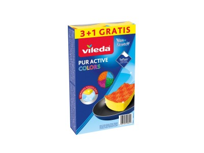 Sponge Vileda Pur Active Colors 4