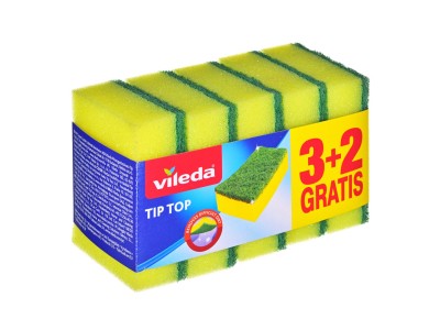 Sponge Scourer Vileda Tip-Top 5 pcs