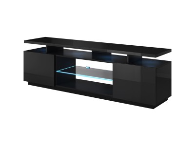 RTV cabinet EVA 180x40x56 black glossy