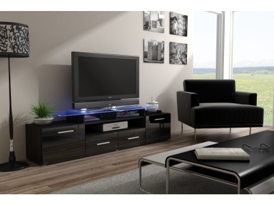 Cama TV stand EVORA 200 wenge/black