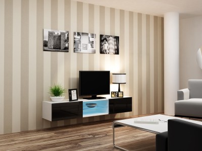 Cama TV stand VIGO GLASS 30/180/40