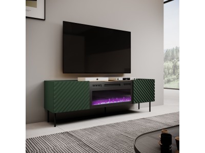 RTV cabinet with an electric fireplace