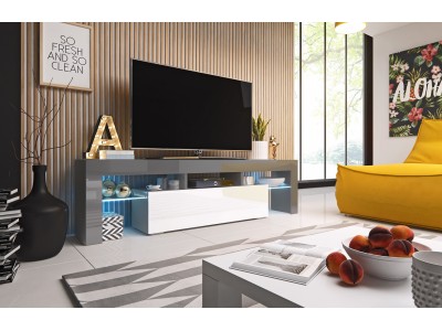 Cama TV stand TORO 158 grey/white