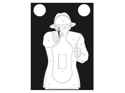 TS-9 silhouette shooting targets Frenchman -