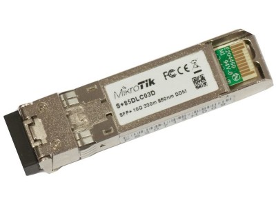 Mikrotik S+85DLC03D network transceiver module Fiber
