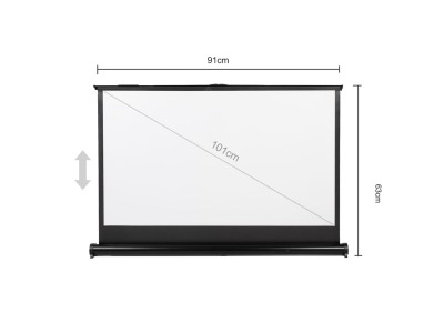 Maclean Portable Projection Screen Compact 40&quot