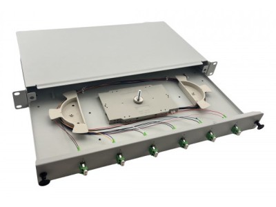 Helos 375550 rack cabinet 1U Grey