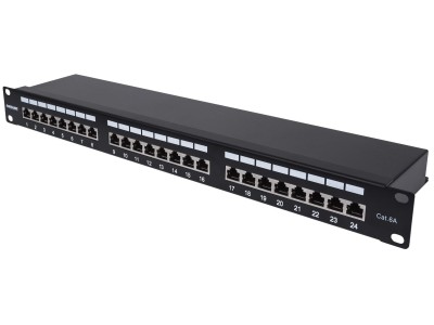 Intellinet Patch Panel, Cat6a, FTP, 24-Port