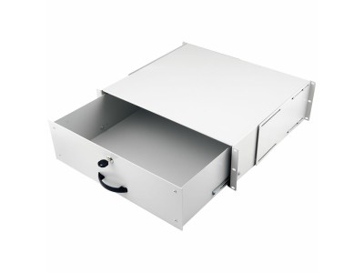 Equip Lockable Drawer 19`, 3U, RAL7035