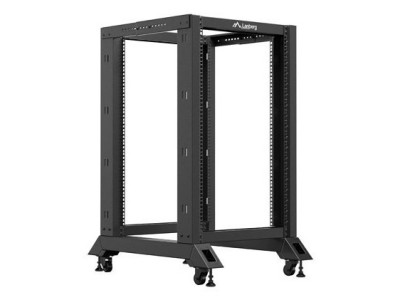OPEN RACK 18U 600X800 BLACK LANBERG