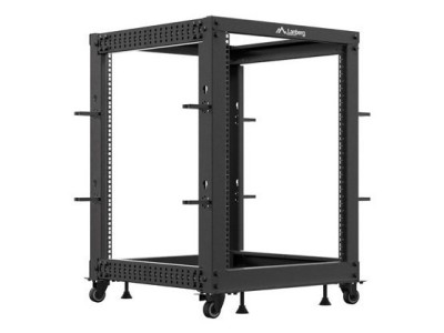 Open Rack 19" 15U 600x600-1100 adjustable