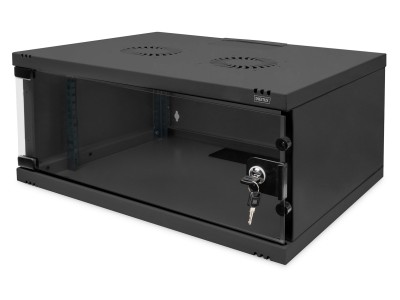 Wall-mounted network cabinet 19" 4U, SOHO