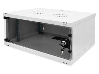 Wall-mounted network cabinet 19" 4U, SOHO
