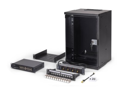 Network pack 10", 9U rack and