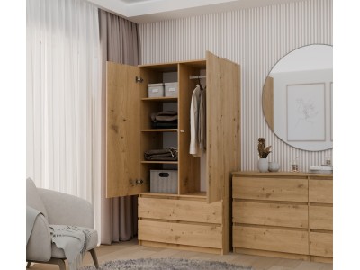 Topeshop SZAFA MALWA ART bedroom wardrobe/closet