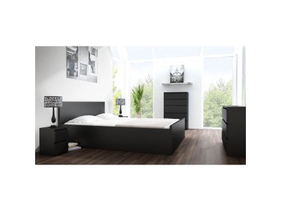 Topeshop M2 CZERŃ nightstand/bedside table 2