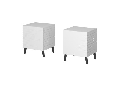 Cama Bedside table NOVA 44x40x52 white