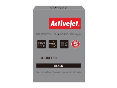 Activejet A-OKI320 Ribbon (replacement OKI 9002303